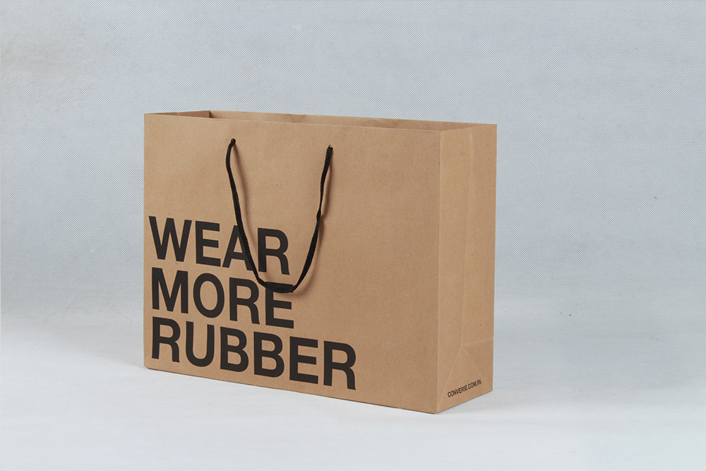 WEAR MORE RUBBER簡(jiǎn)約牛皮紙袋